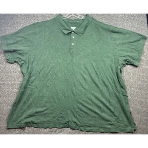 KingSize Men's Polo Shirt 6XL Big & Tall Short Sleeve Green Casual Golf Workwear